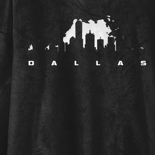 Dallas Texas Hooded Wearable Blanket