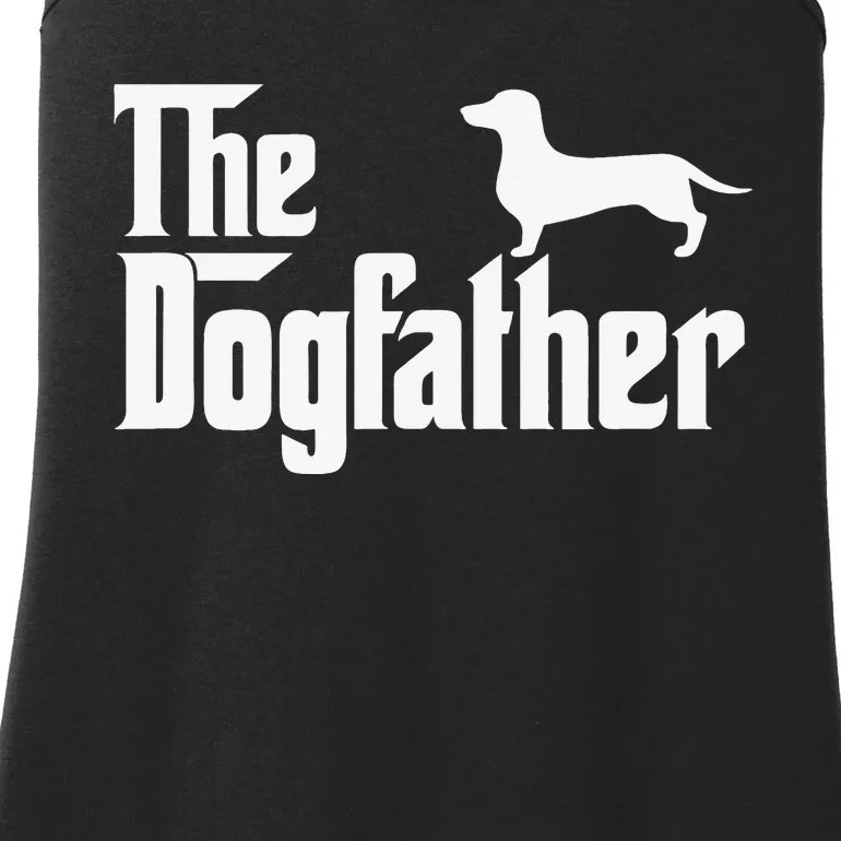 Dachshund The DogFather Ladies Essential Tank