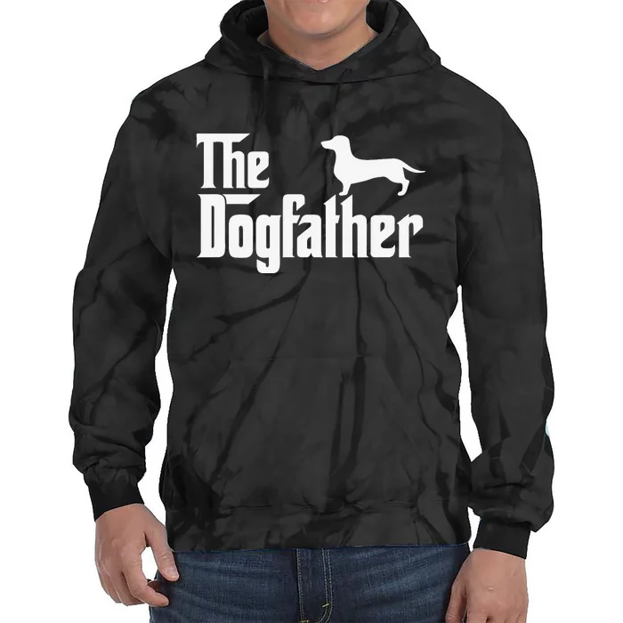 Dachshund The DogFather Tie Dye Hoodie