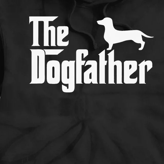 Dachshund The DogFather Tie Dye Hoodie