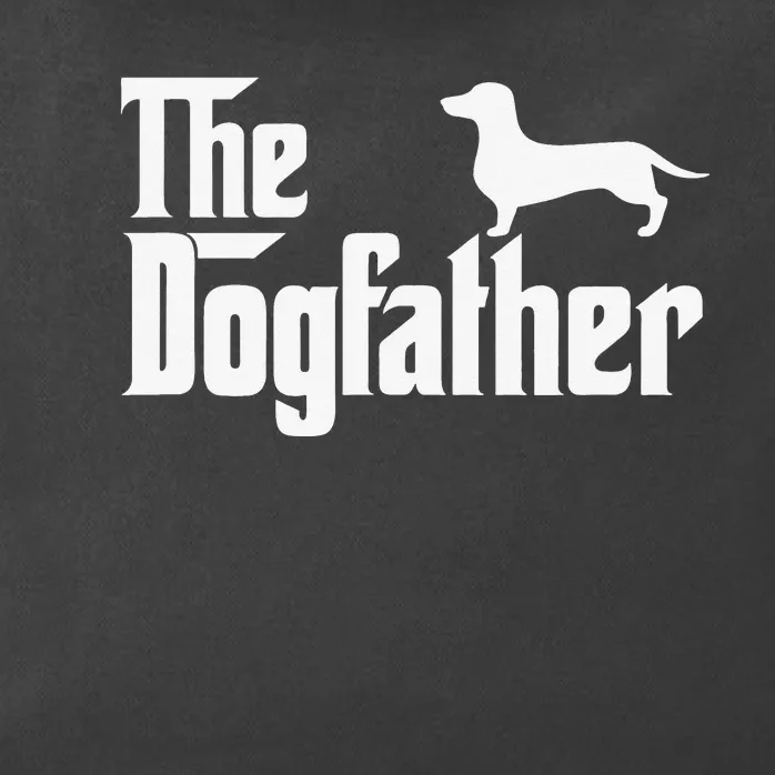 Dachshund The DogFather Zip Tote Bag