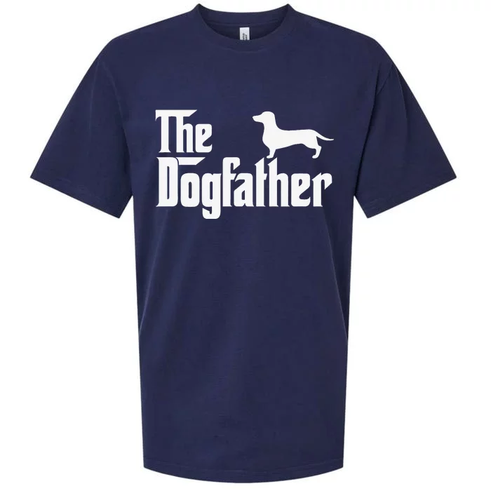 Dachshund The DogFather Sueded Cloud Jersey T-Shirt