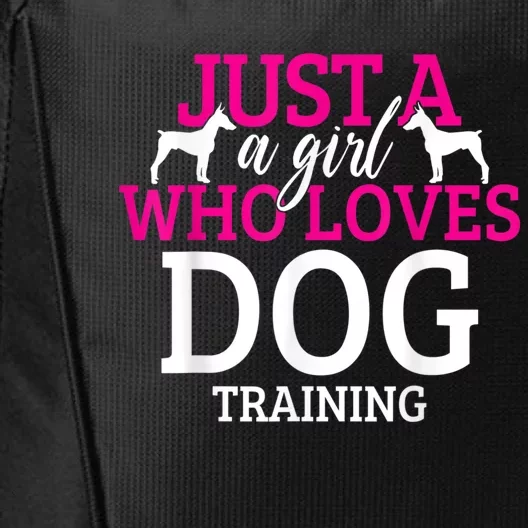 Dog Training Dog Trainer City Backpack