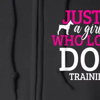 Dog Training Dog Trainer Full Zip Hoodie