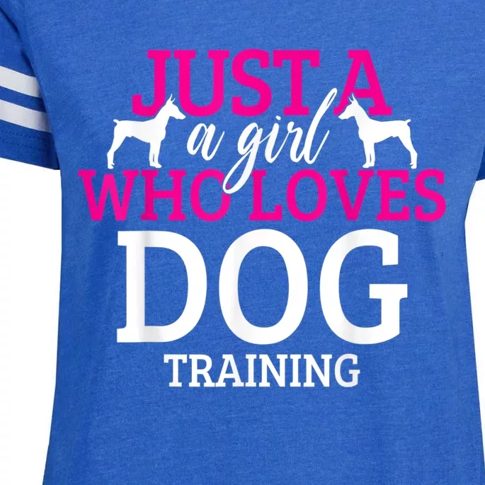 Dog Training Dog Trainer Enza Ladies Jersey Football T-Shirt