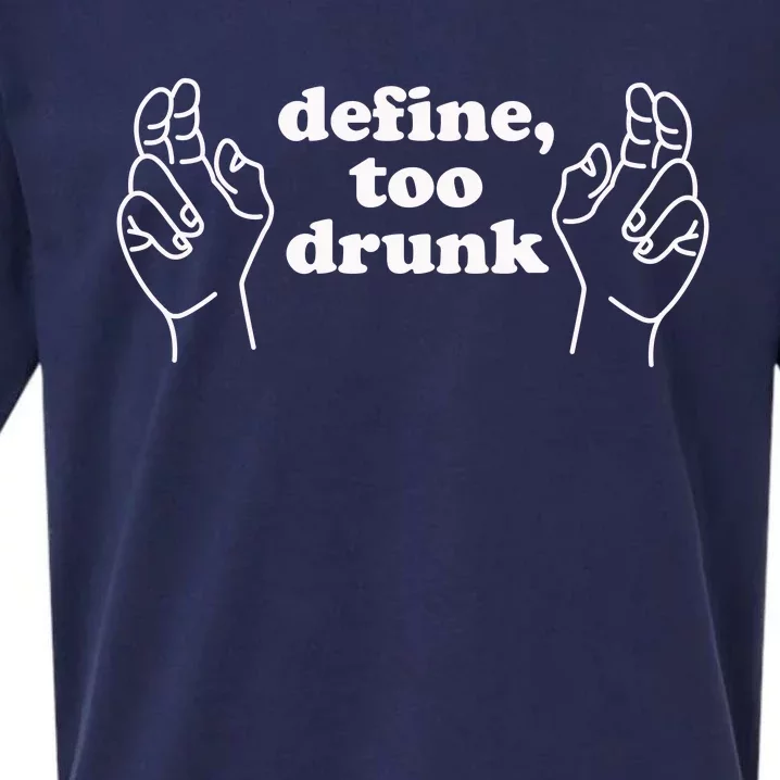 Define Too Drunk Sueded Cloud Jersey T-Shirt