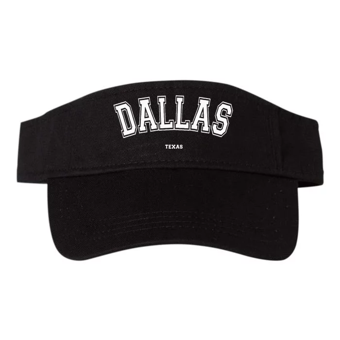 Dallas Texas Valucap Bio-Washed Visor