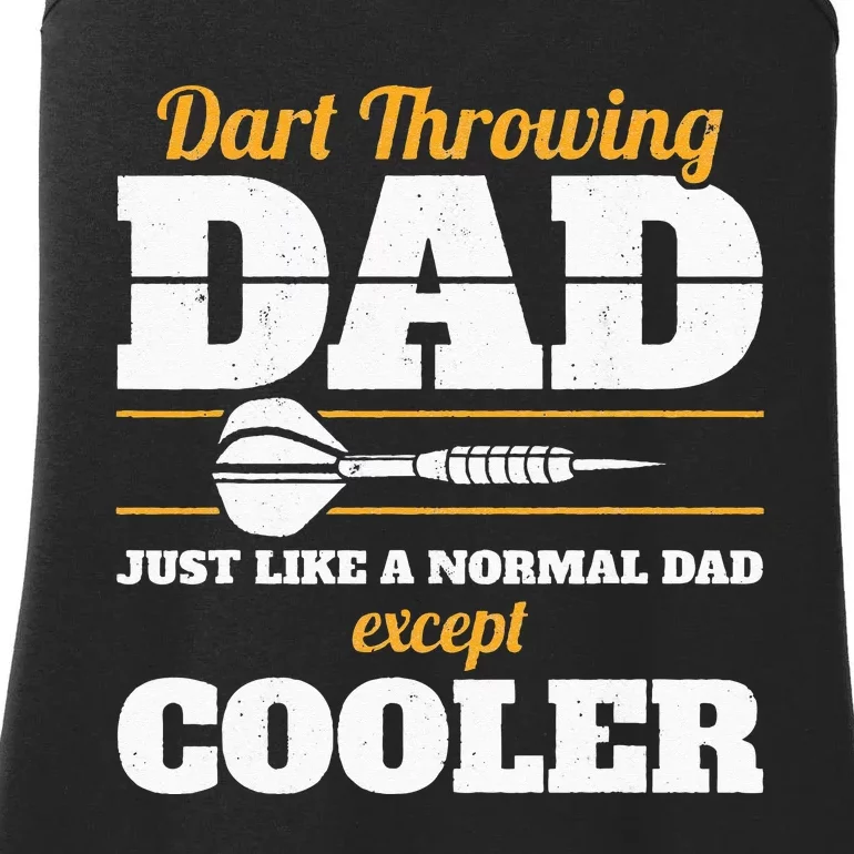 Dart Throwing Dad Dart Player Dart Club Father Darts Ladies Essential Tank