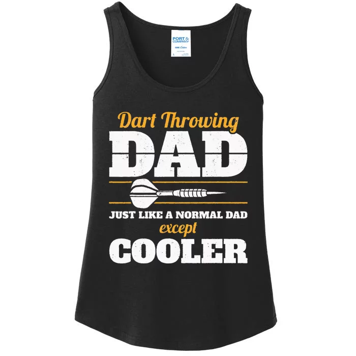 Dart Throwing Dad Dart Player Dart Club Father Darts Ladies Essential Tank