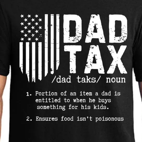 Dad Tax Definition Father Daddy Family Pajama Set