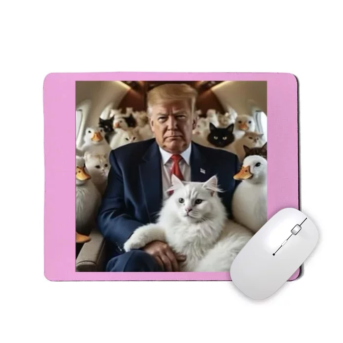 Donald Trump Duck Cat Vote 2024 Mousepad