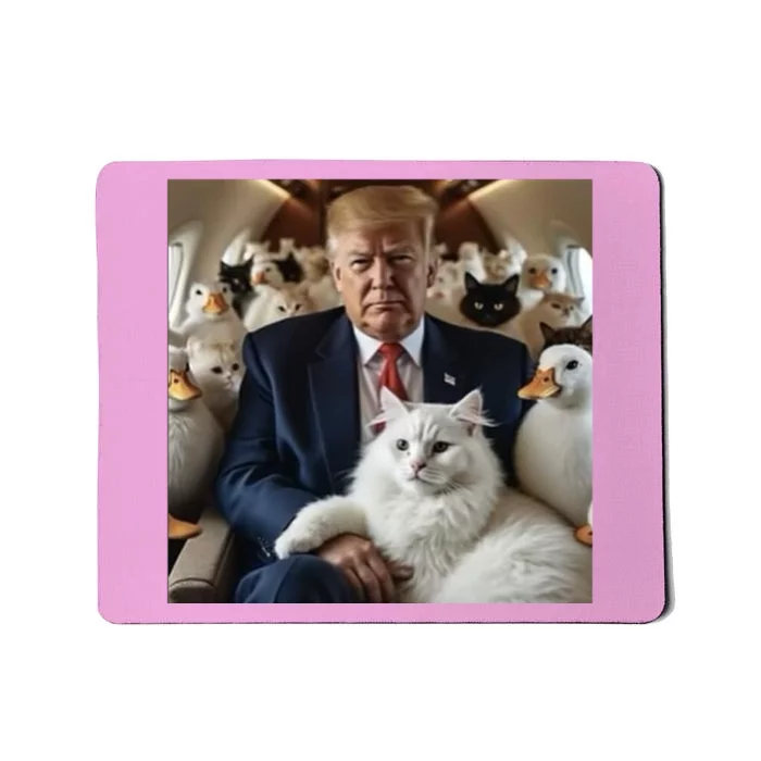 Donald Trump Duck Cat Vote 2024 Mousepad