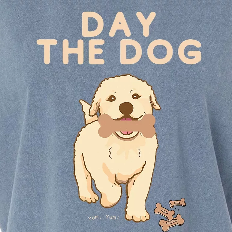 Day the Dog Garment-Dyed Women's Muscle Tee