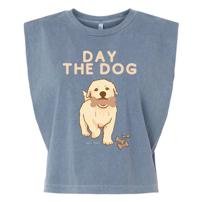 Day the Dog Garment-Dyed Women's Muscle Tee