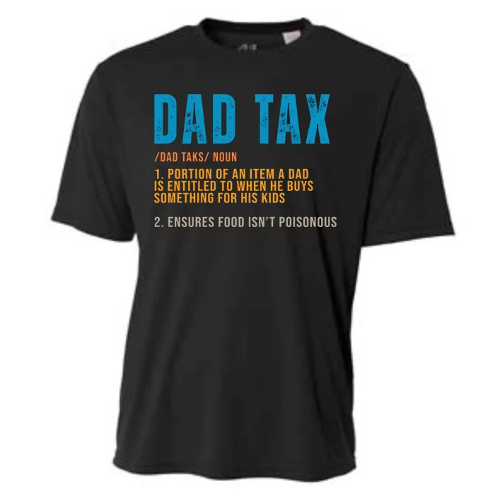 Dad Tax Definition Funny Fathers Day Cooling Performance Crew T-Shirt