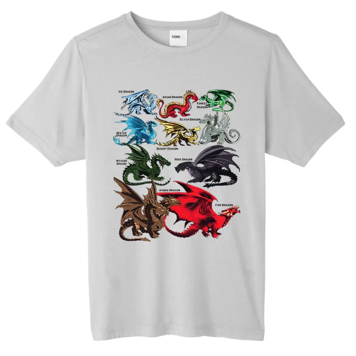 Dragon Types Dragon Lovers Dragons ChromaSoft Performance T-Shirt