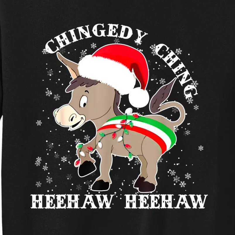 Dominick The Donkey Chingedy Ching Italian Christmas Donkey Sweatshirt