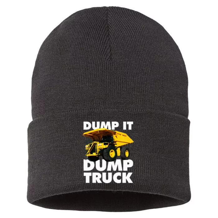 Dump Truck Sustainable Knit Beanie