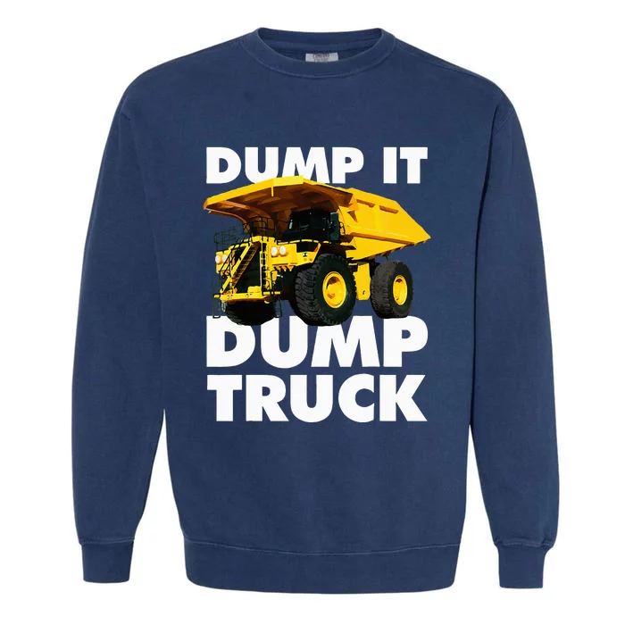 Dump Truck Garment-Dyed Sweatshirt