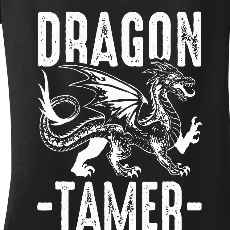 Dragon Tamer Women's V-Neck T-Shirt