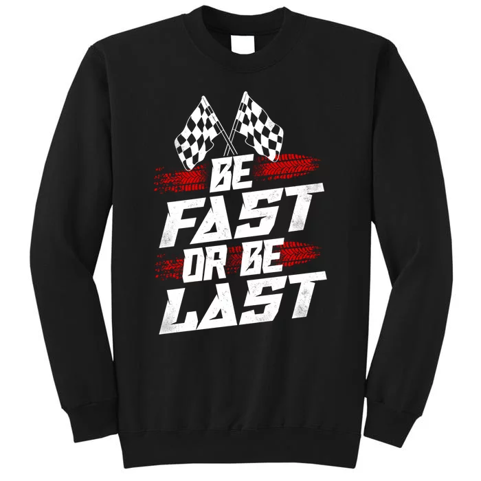 Dirt Track Drag Racing Race Vintage Gift Tall Sweatshirt