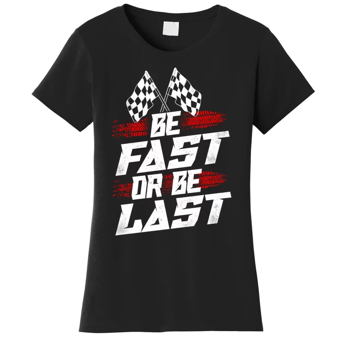 Dirt Track Drag Racing Race Vintage Gift Women's T-Shirt