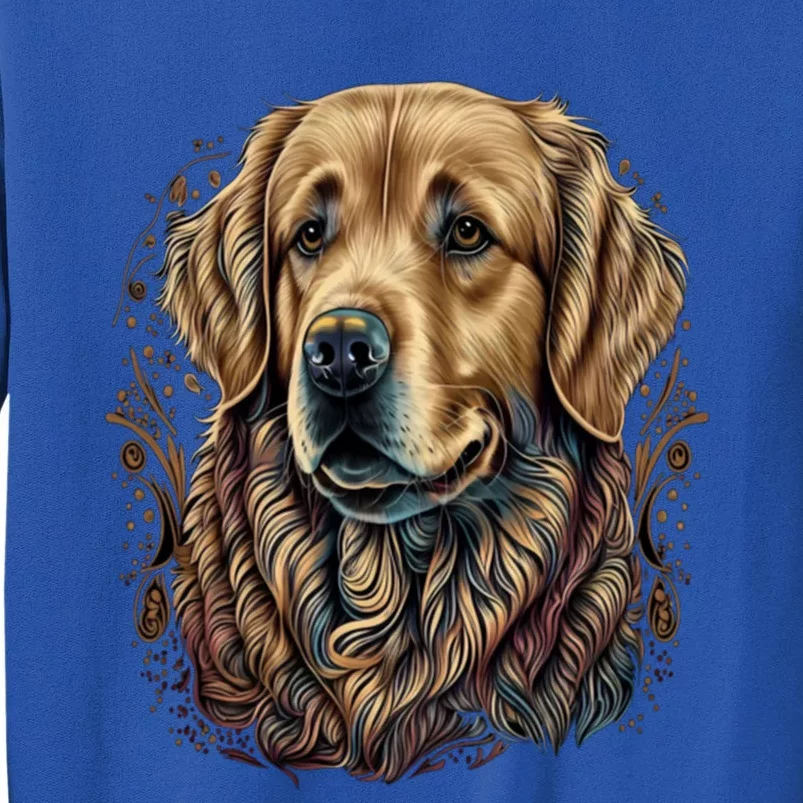 Dog Trainer Dala Art Golden Retriever Gift Tall Sweatshirt