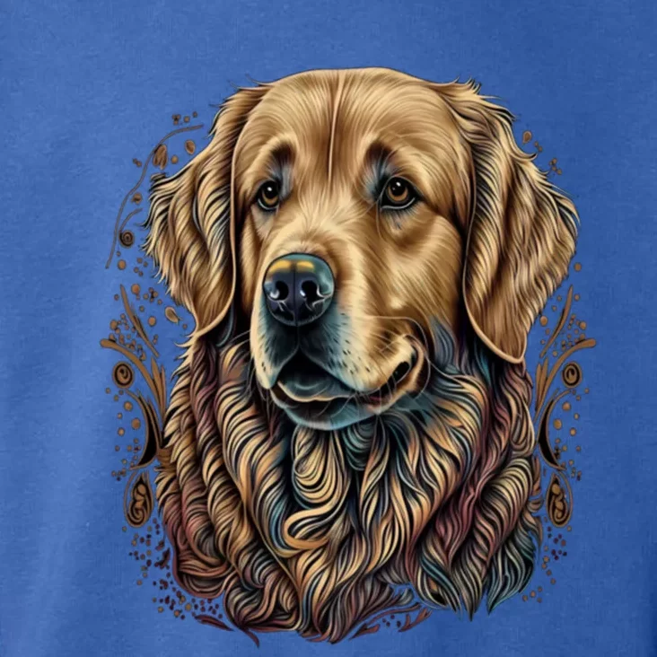 Dog Trainer Dala Art Golden Retriever Gift Toddler Hoodie