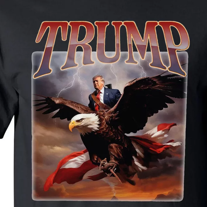 Donald Trump Eagle Usa President 2024 Tall T-Shirt