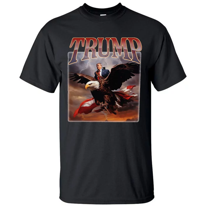 Donald Trump Eagle Usa President 2024 Tall T-Shirt