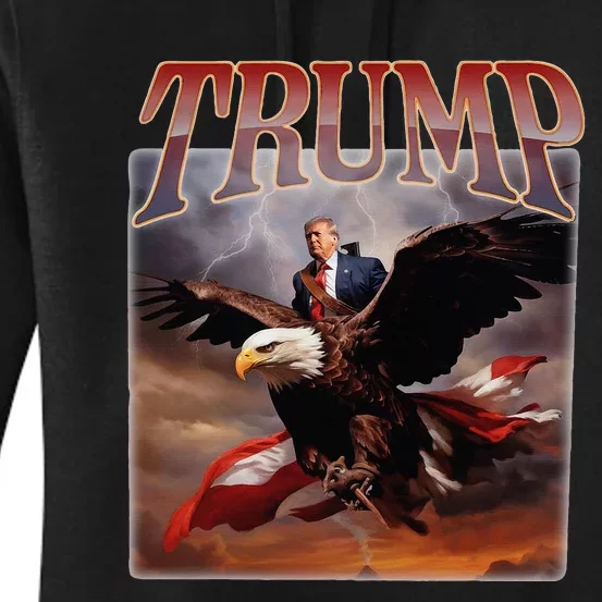 Donald Trump Eagle Usa President 2024 Women's Pullover Hoodie