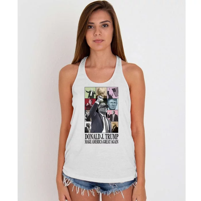 Donald Trump Era Women's Knotted Racerback Tank