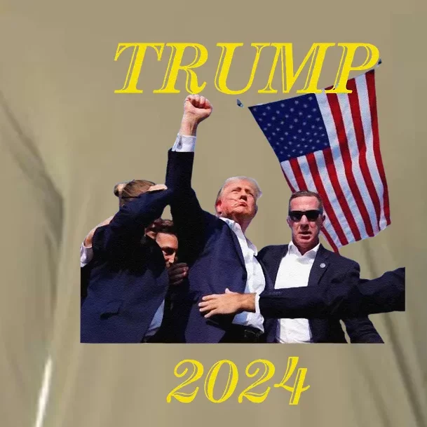 Donald Trump Election Rally 2024 Survived Assassination Shot Cooling Performance Long Sleeve Crew