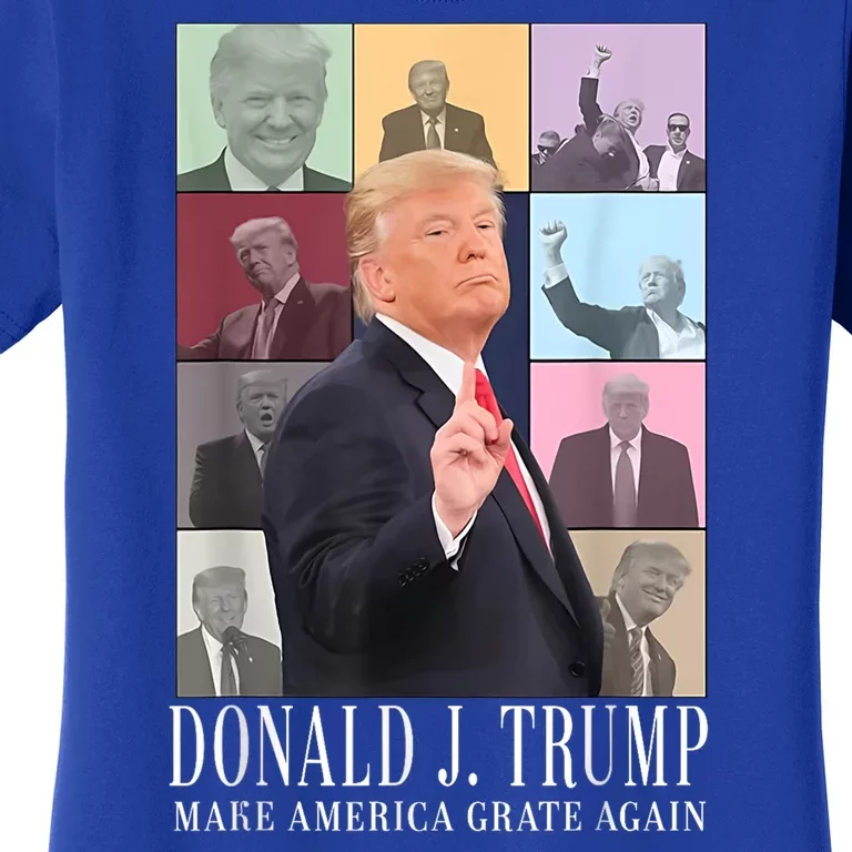 Donald Trump Era Funny Music Vote Trump For President 2024 Women's T-Shirt