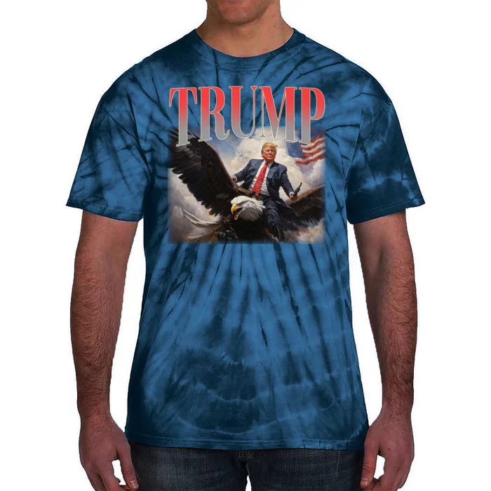 Donald Trump Eagle Usa Maga Tie-Dye T-Shirt