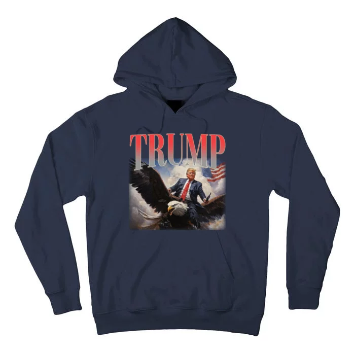 Donald Trump Eagle Usa Maga Tall Hoodie