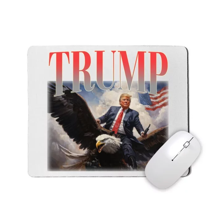 Donald Trump Eagle Usa Maga Mousepad