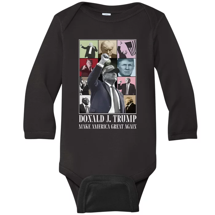 Donald Trump Eras Gift Baby Long Sleeve Bodysuit