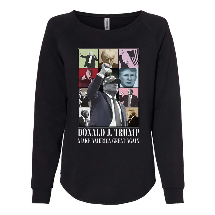 Donald Trump Eras Gift Womens California Wash Sweatshirt