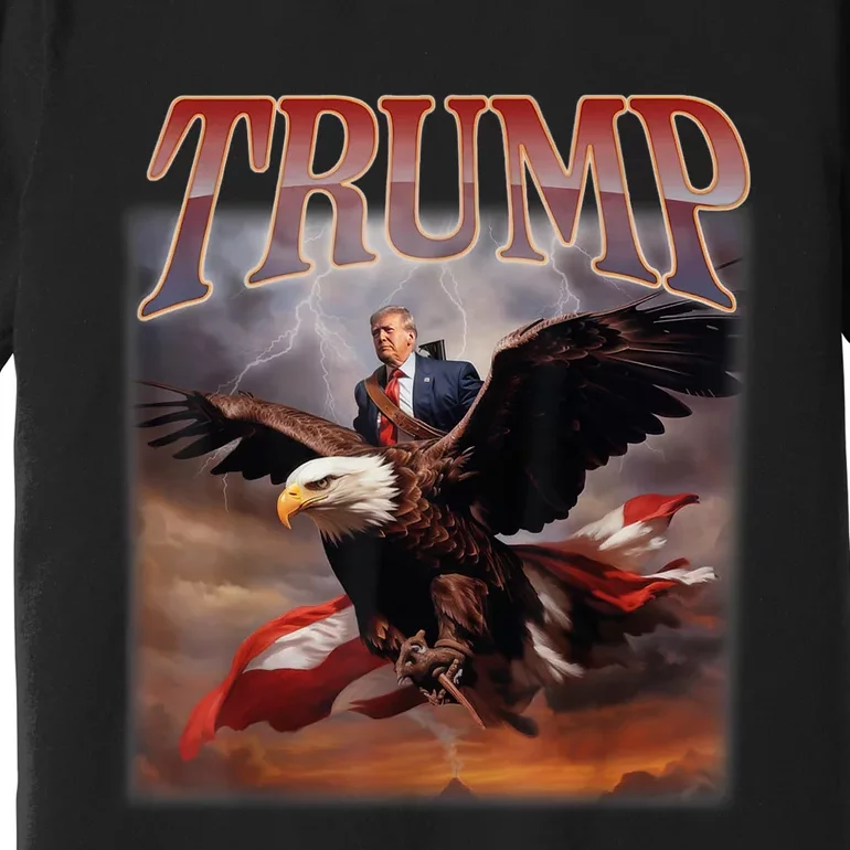 Donald Trump Eagle Usa President 2024 Take America Back Maga Premium T-Shirt