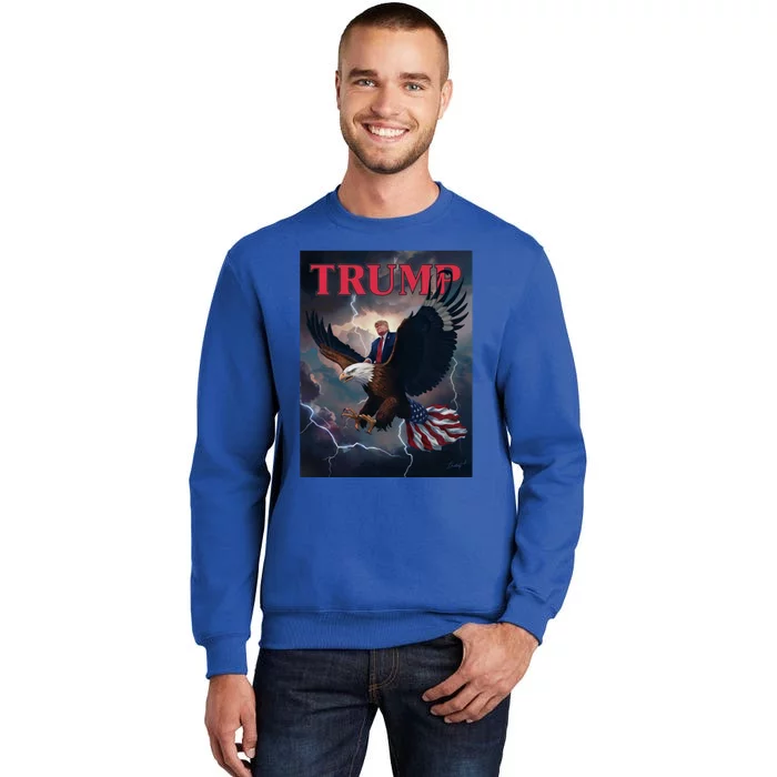 Donald Trump Eagle Usa President 2024 Take America Back Maga Funny Gift Sweatshirt