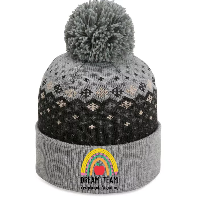 Dream Team Exceptional Education Gift For Teacher The Baniff Cuffed Pom Beanie