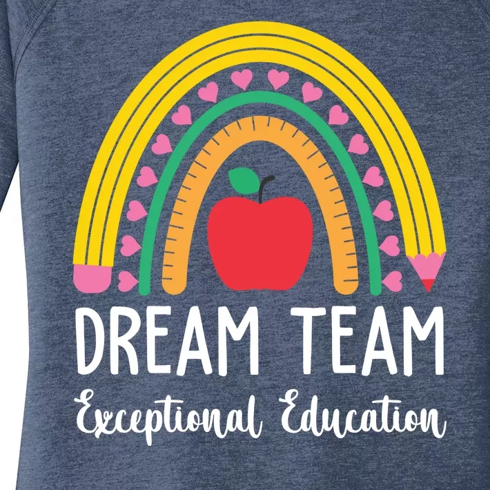 Dream Team Exceptional Education Gift For Teacher Women's Perfect Tri Tunic Long Sleeve Shirt