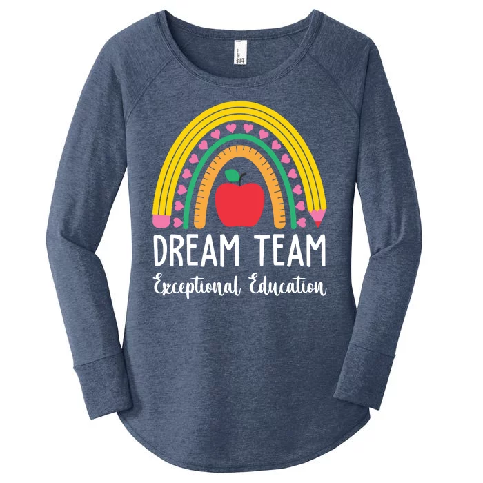 Dream Team Exceptional Education Gift For Teacher Women's Perfect Tri Tunic Long Sleeve Shirt