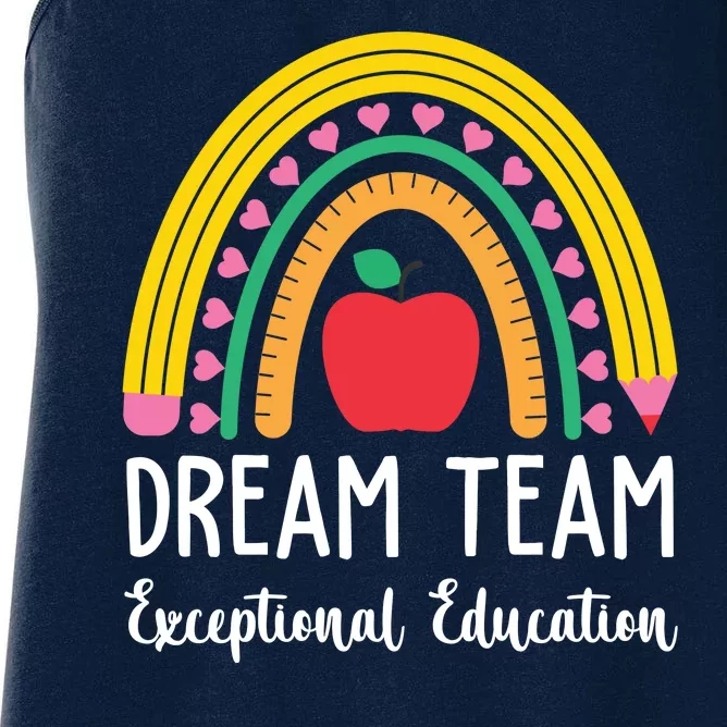 Dream Team Exceptional Education Gift For Teacher Women's Racerback Tank