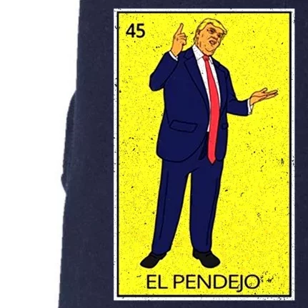 Donald Trump El Pendejo Doggie 3-End Fleece Hoodie