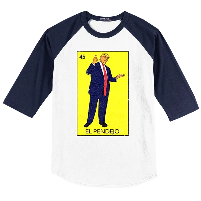 Donald Trump El Pendejo Baseball Sleeve Shirt