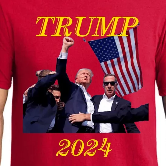 Donald Trump Election Rally 2024 Survived Assassination Shot Pajama Set