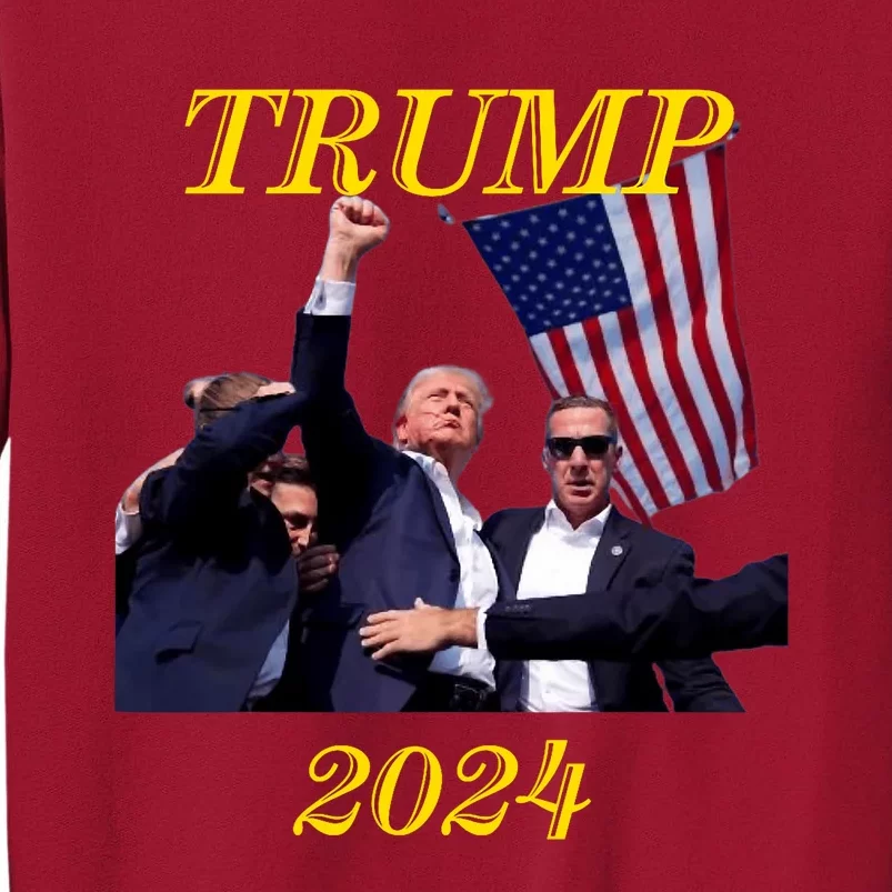 Donald Trump Election Rally 2024 Survived Assassination Shot Tall Sweatshirt