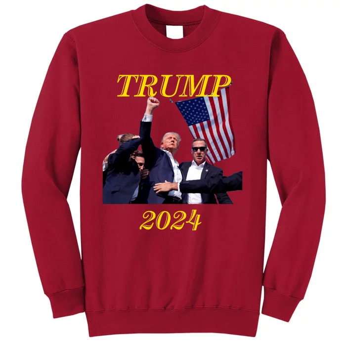 Donald Trump Election Rally 2024 Survived Assassination Shot Tall Sweatshirt